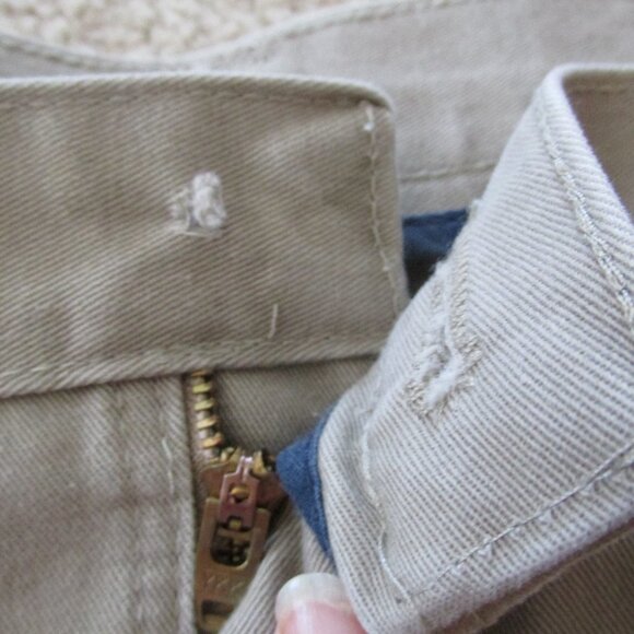 Wrangler Five‎ Star Premium Pleated Dress Pants Mens Size 38x32 Tan Beige Khaki - Picture 4 of 8